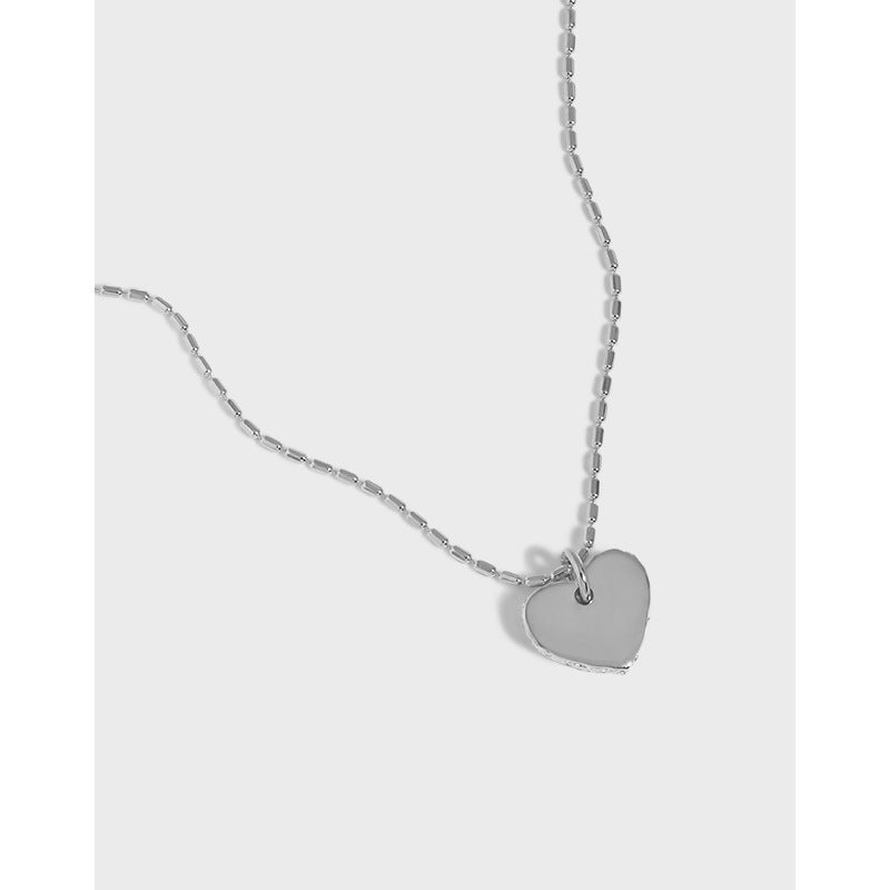 Lovcia Gold Heart Pendant Necklace 18K Gold Plated 925-Necklaces-Yellow Gold-Yellow Gold