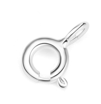 Lovcia Gold Plated 5mm 925 Sterling Silver Clasp Toggle-Jewelry Making Kits-Silver-5mm & 1mm-Silver