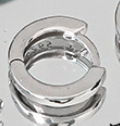 Lovcia Gold Plated 925 Circle Huggie Hoop Earrings 5mm-Earrings-Silver-7 Mm-Silver