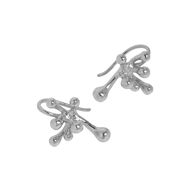 Lovcia Gold Plated 925 Silver Fireworks 21mm Stud Earrings-Earrings-Yellow Gold-Yellow Gold