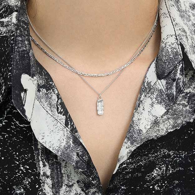 Lovcia Gold Plated 925 Silver Peanut Pendant Necklace 45cm-Necklaces-Yellow Gold-Yellow Gold