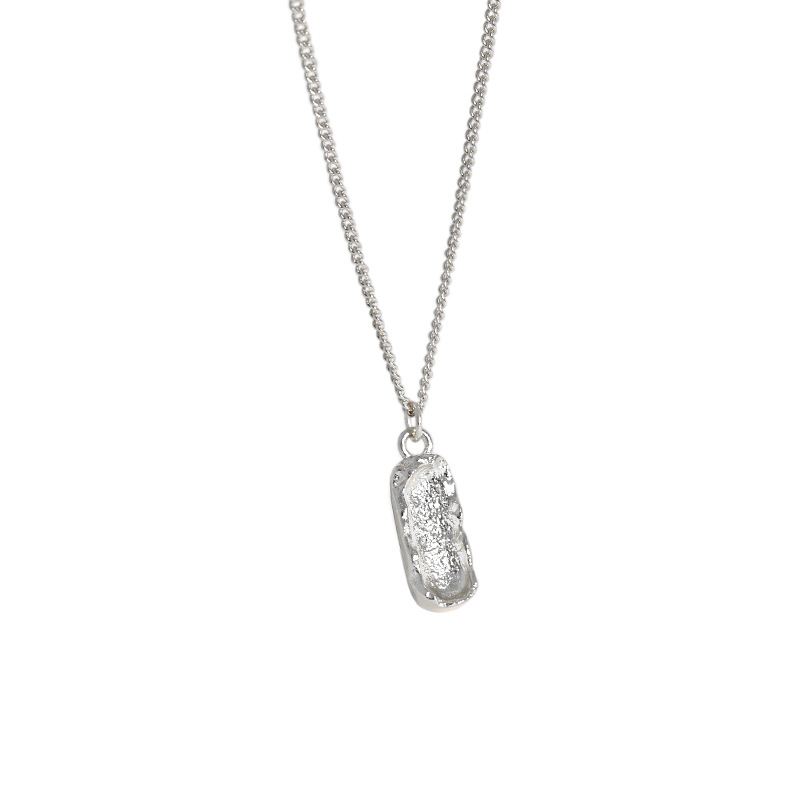 Lovcia Gold Plated 925 Silver Peanut Pendant Necklace 45cm-Necklaces-Yellow Gold-Yellow Gold