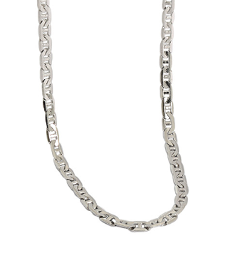 Lovcia Gold Plated 925 Sterling Chain Necklace 2.25mm-Necklaces-Silver-