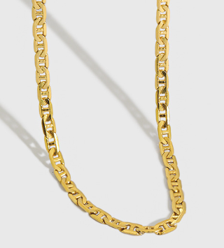Lovcia Gold Plated 925 Sterling Chain Necklace 2.25mm-Necklaces-Yellow Gold-
