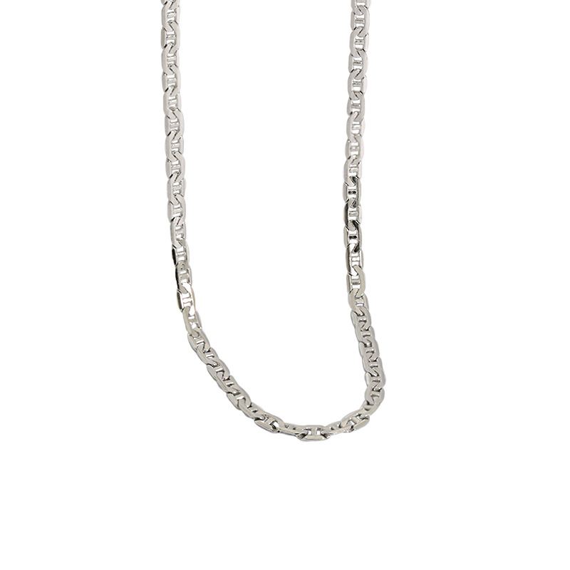Lovcia Gold Plated 925 Sterling Chain Necklace 2.25mm-Necklaces-Yellow Gold-