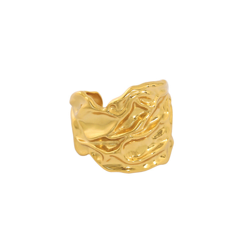 Lovcia Gold Plated 925 Sterling Silver Adjustable Ring-Rings-Rhodium-Rhodium