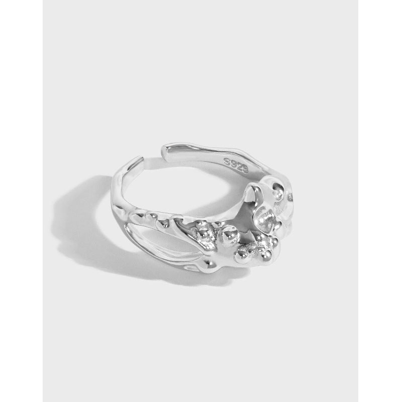 Lovcia Gold Plated 925 Sterling Silver Adjustable Ring-Rings-Yellow Gold-Yellow Gold