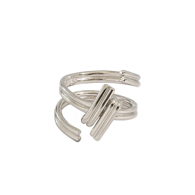 Lovcia Gold Plated 925 Sterling Silver Adjustable Ring-Rings-Yellow Gold-