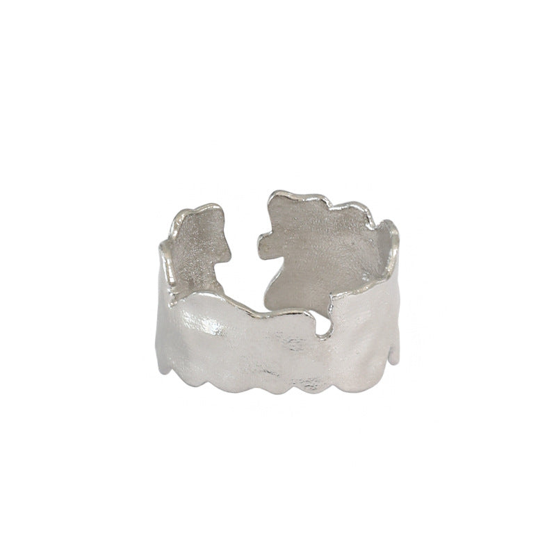 Lovcia Gold Plated 925 Sterling Silver Adjustable Ring-Rings-Yellow Gold-Yellow Gold