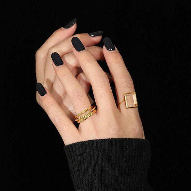 Lovcia Gold Plated 925 Sterling Silver Adjustable Ring-Rings-Yellow Gold-Yellow Gold