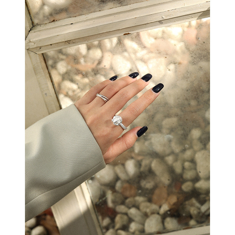 Lovcia Gold Plated 925 Sterling Silver Hollow Ball Ring-Rings-Yellow Gold-Yellow Gold