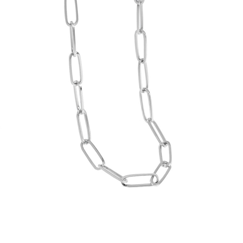 Lovcia Gold Plated 925 Sterling Silver Necklace 37cm-Necklaces-Yellow Gold-Yellow Gold