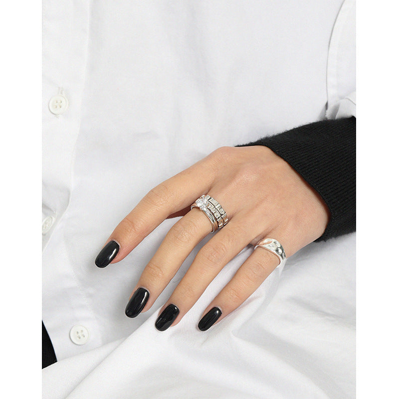 Lovcia Gold Plated 925 Sterling Silver Open Adjustable Ring-Rings-Yellow Gold-Yellow Gold