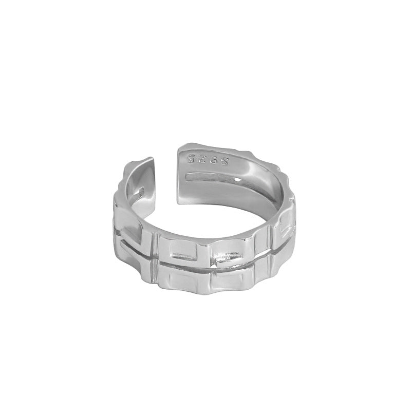 Lovcia Gold Plated 925 Sterling Silver Open Adjustable Ring-Rings-Yellow Gold-Yellow Gold