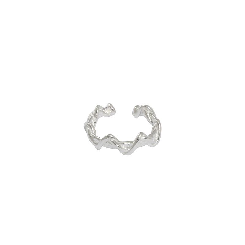 Lovcia Gold Plated 925 Sterling Twisted Wave Earrings-Earrings-Yellow Gold-Yellow Gold