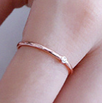 Lovcia Gold Plated CZ 925 Sterling Silver Adjustable Ring-Rings-Rose Gold-