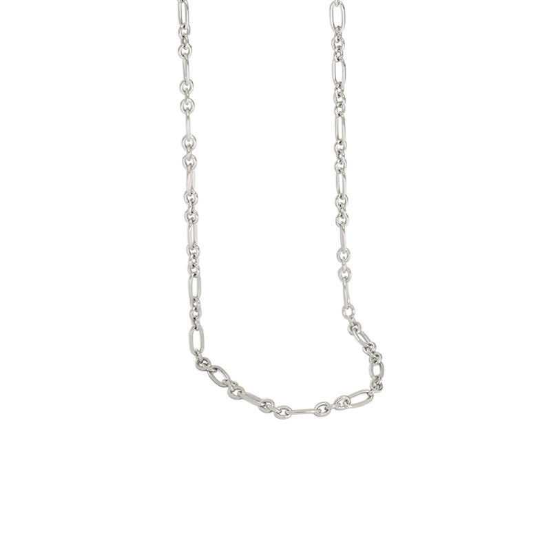 Lovcia Gold Plated Hollow Chain Necklace 925 Silver-Necklaces-Yellow Gold-Yellow Gold