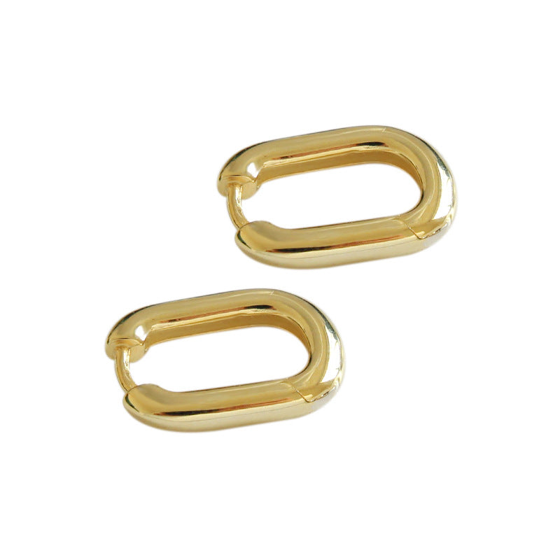 Lovcia Gold Plated Sterling Silver Leverback Earrings-Earrings-Yellow Gold-Yellow Gold