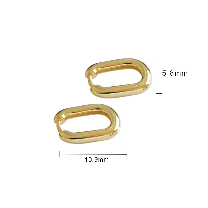 Lovcia Gold Plated Sterling Silver Leverback Earrings-Earrings-Yellow Gold-Yellow Gold