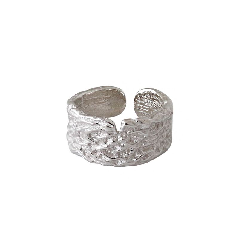 Lovcia Gold Tone 925 Sterling Silver Adjustable Ring-Rings-Yellow Gold-