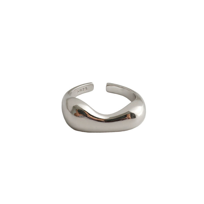 Lovcia Gold Tone 925 Sterling Silver Adjustable Ring-Rings-Yellow Gold-Yellow Gold