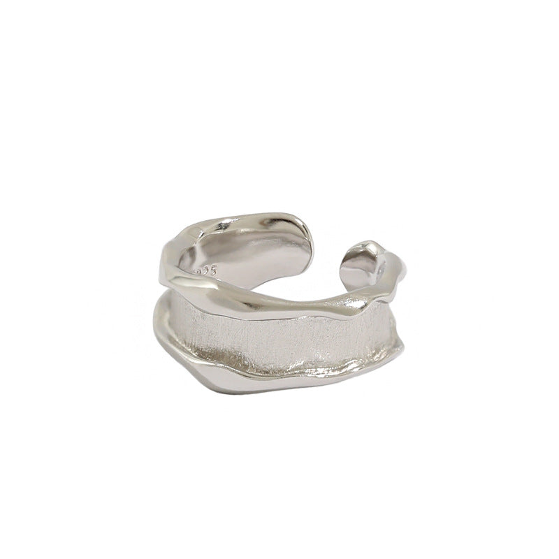 Lovcia Gold Tone 925 Sterling Silver Adjustable Ring-Rings-Yellow Gold-Yellow Gold