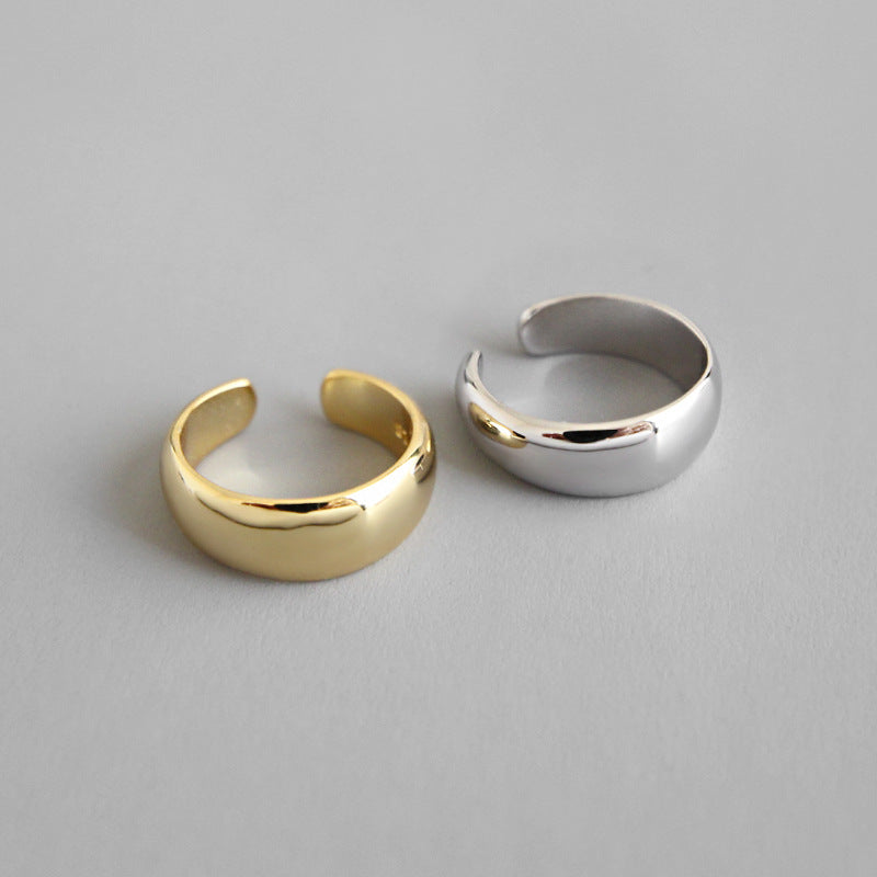 Lovcia Gold Tone 925 Sterling Silver Nonpierced Earring-Earrings-Yellow Gold-Yellow Gold