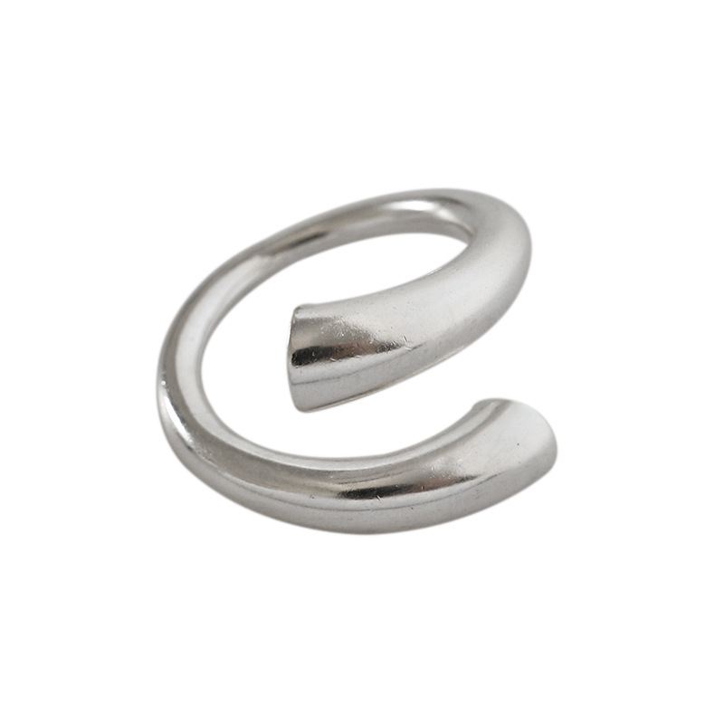 Lovcia Gold Tone Adjustable 925 Sterling Silver Ring-Rings-Yellow Gold-