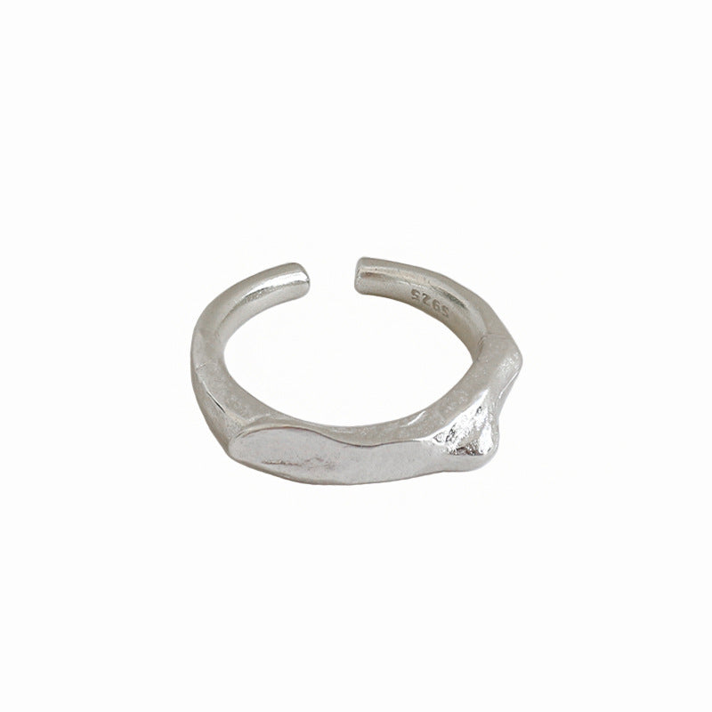 Lovcia Gold Tone Adjustable 925 Sterling Silver Ring-Rings-Yellow Gold-Yellow Gold