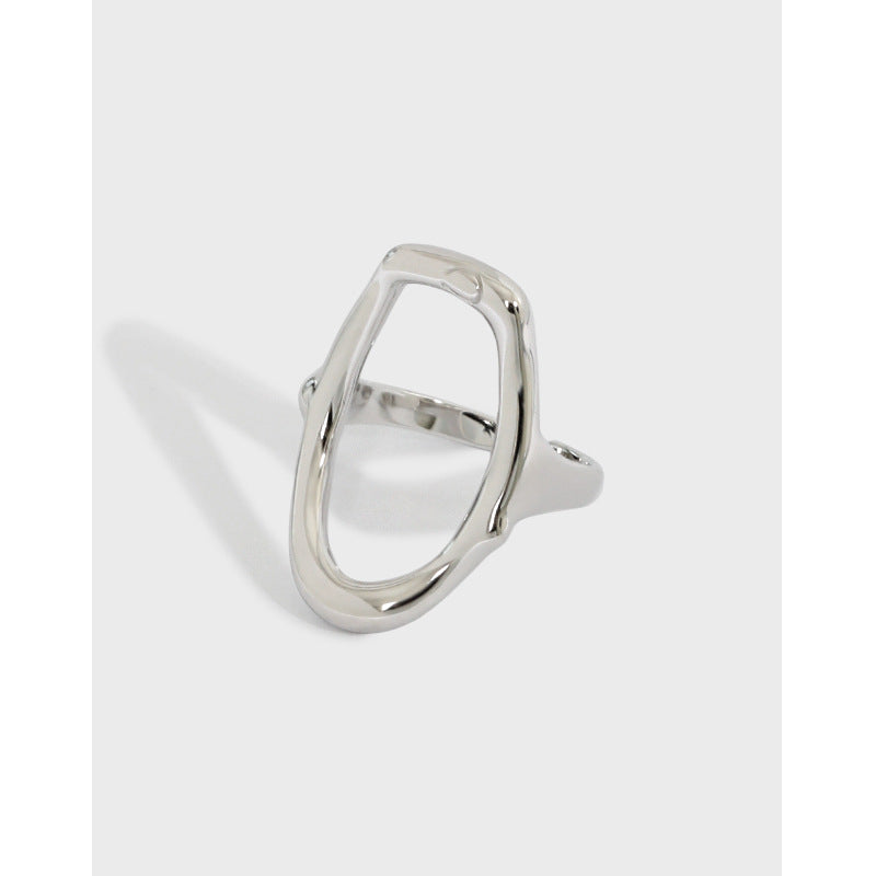 Lovcia Gold Tone Adjustable Open Ring 925 Sterling Silver-Rings-Yellow Gold-Yellow Gold