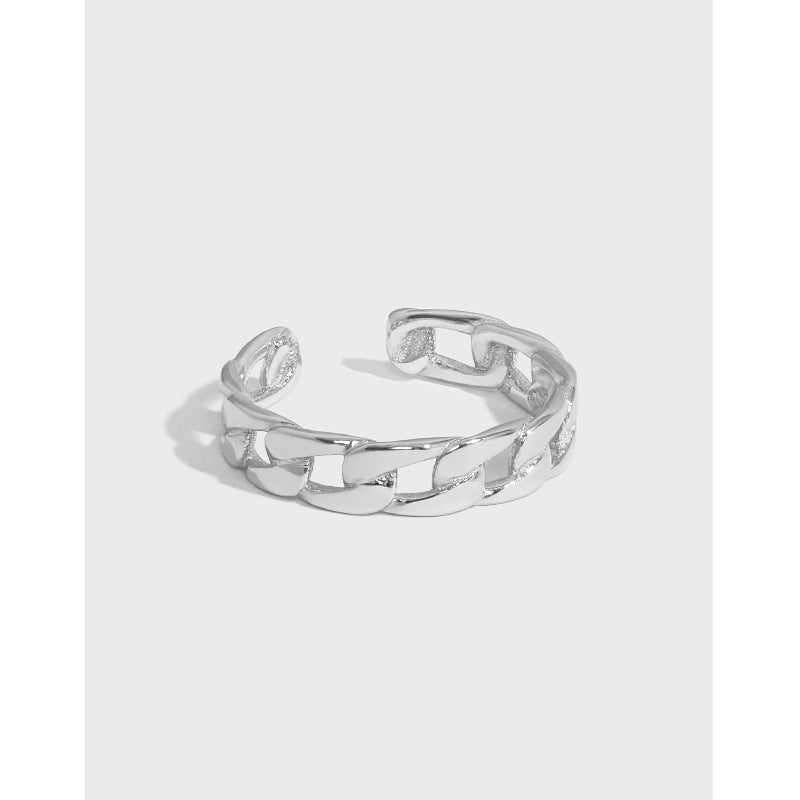 Lovcia Gold Tone Adjustable Open Size 925 Sterling Ring-Rings-Yellow Gold-Yellow Gold