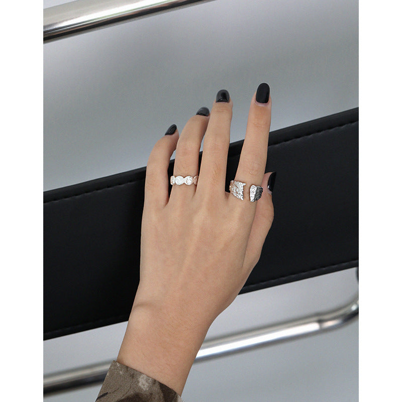 Lovcia Gold Tone Adjustable Ring 925 Sterling Silver-Rings-Yellow Gold-Yellow Gold