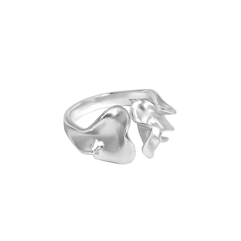 Lovcia Gold Tone Adjustable Ring 925 Sterling Silver-Rings-Yellow Gold-Yellow Gold