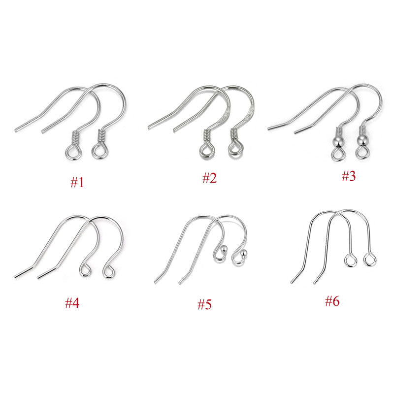 Lovcia Gold Tone DIY Earring Hooks 0.6mm Kit For Jewellery-Jewelry Making Kits-Champagne Gold (With E-coating)-#6 & 0.65mm-Champagne Gold (With E-coating)