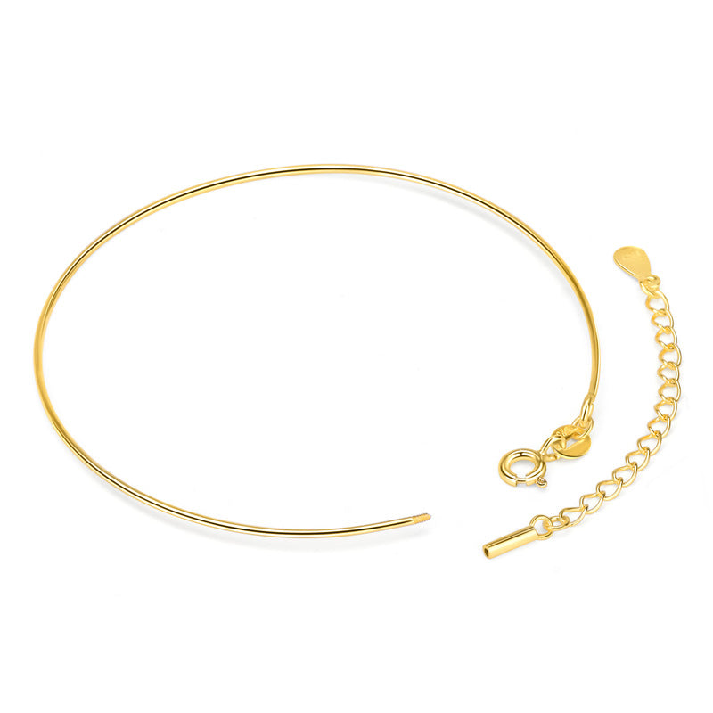 Lovcia Gold Tone Screw Spiral Adjustable 210mm Bracelet-Bracelets-18K Yellow Gold-18K Yellow Gold