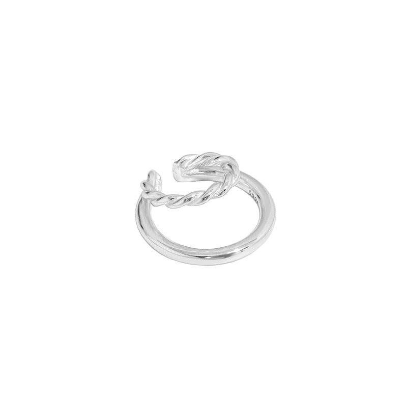 Lovcia Gold Tone Twisted Nonpierced Earring 14mm 20mm-Earrings-Yellow Gold (Single)-Yellow Gold (Single)