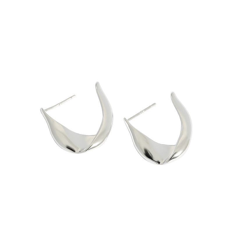 Lovcia Gold Twisted Circle Hoop Earrings 20mm S925-Earrings-Yellow Gold-Yellow Gold