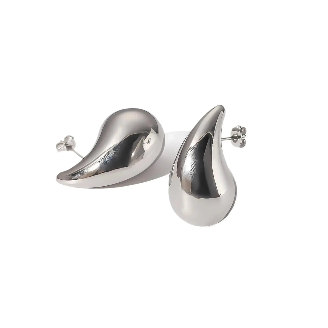 LOVCIA Gold Water Drop Earrings Female Temperament