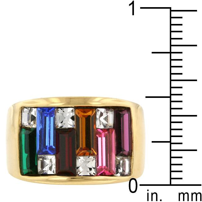Lovcia Golden Eclectic Summer Ring-Rings-5-5