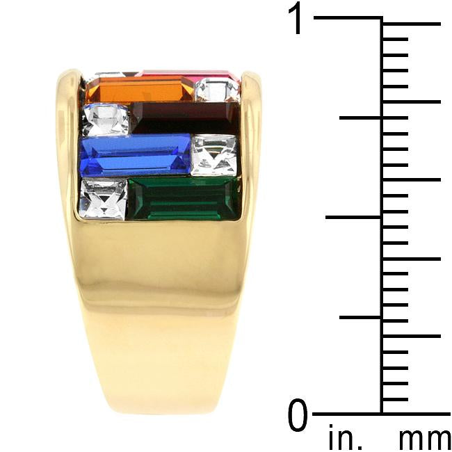 Lovcia Golden Eclectic Summer Ring-Rings-5-5