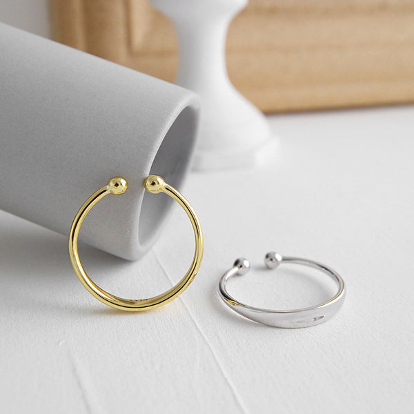 Lovcia Goldtone 925 Sterling Silver Nonpierced Earring 23mm-Earrings-Yellow Gold (Single)-Yellow Gold (Single)