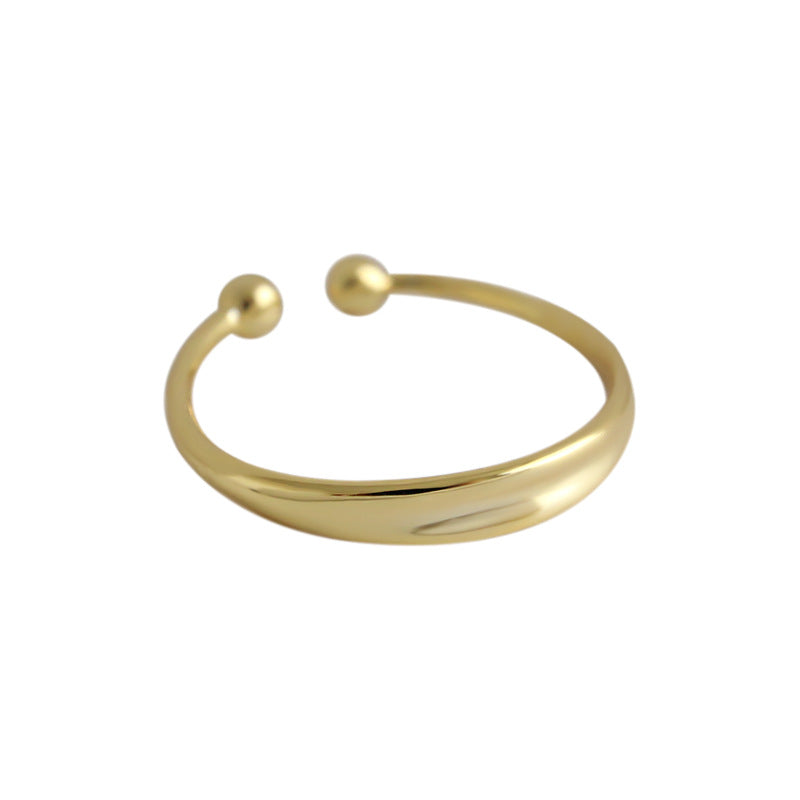 Lovcia Goldtone 925 Sterling Silver Nonpierced Earring 23mm-Earrings-Yellow Gold (Single)-Yellow Gold (Single)