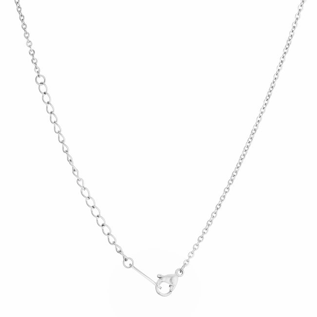Lovcia Graceful Arianna Stainless Steel Arrow Pendant Necklace-Necklaces-