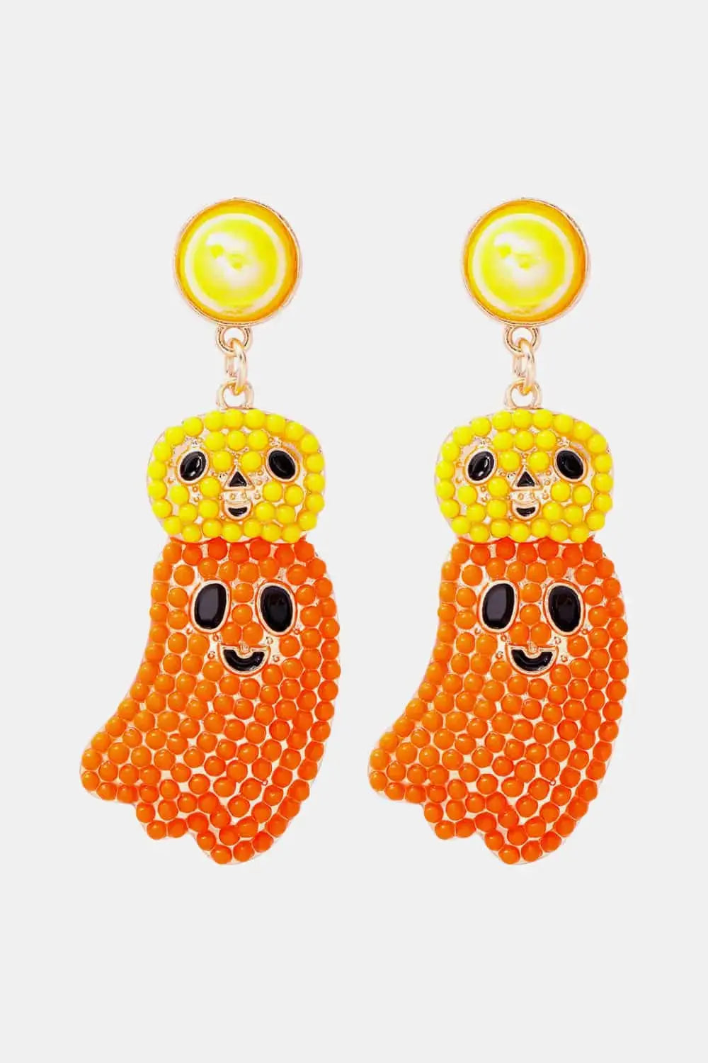 Lovcia Halloween Ghost Shape Dangle Earrings-Earrings-Pumpkin-One Size-Pumpkin