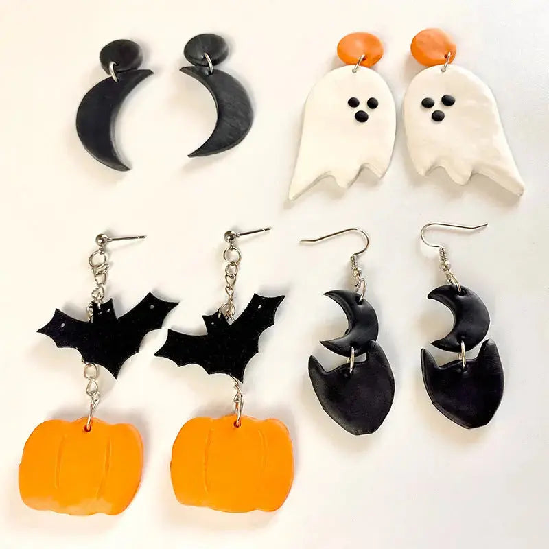 Lovcia Halloween Theme Dangle Earrings-Earrings-Style A-One Size-Style A