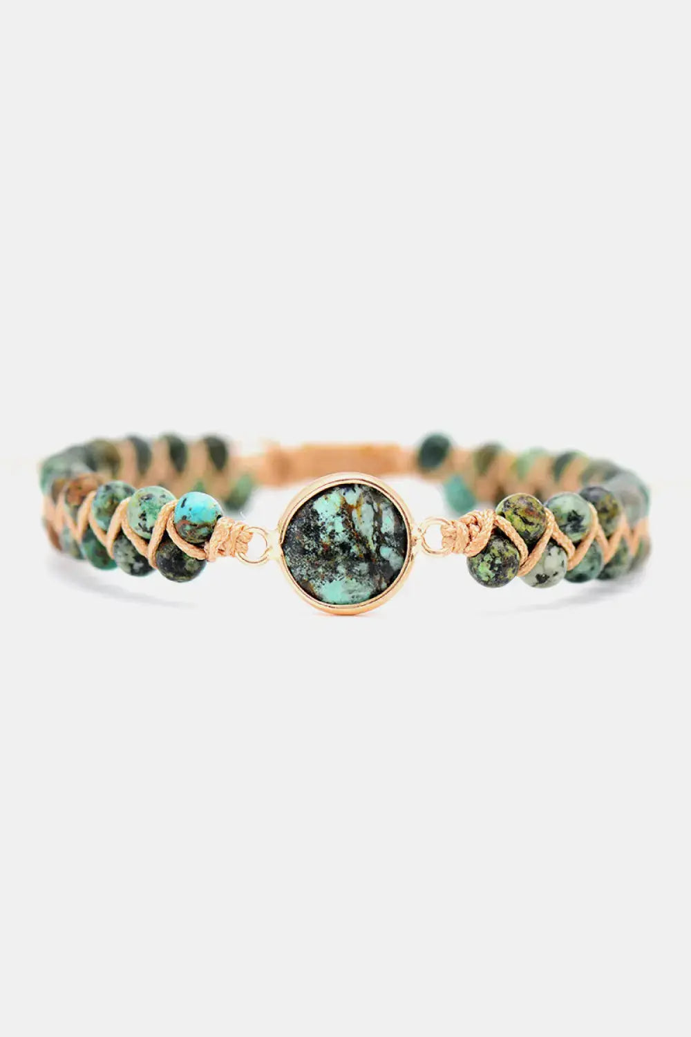 Lovcia Handmade Beaded Copper Bracelet-Bracelets-Turquoise-One Size-Turquoise