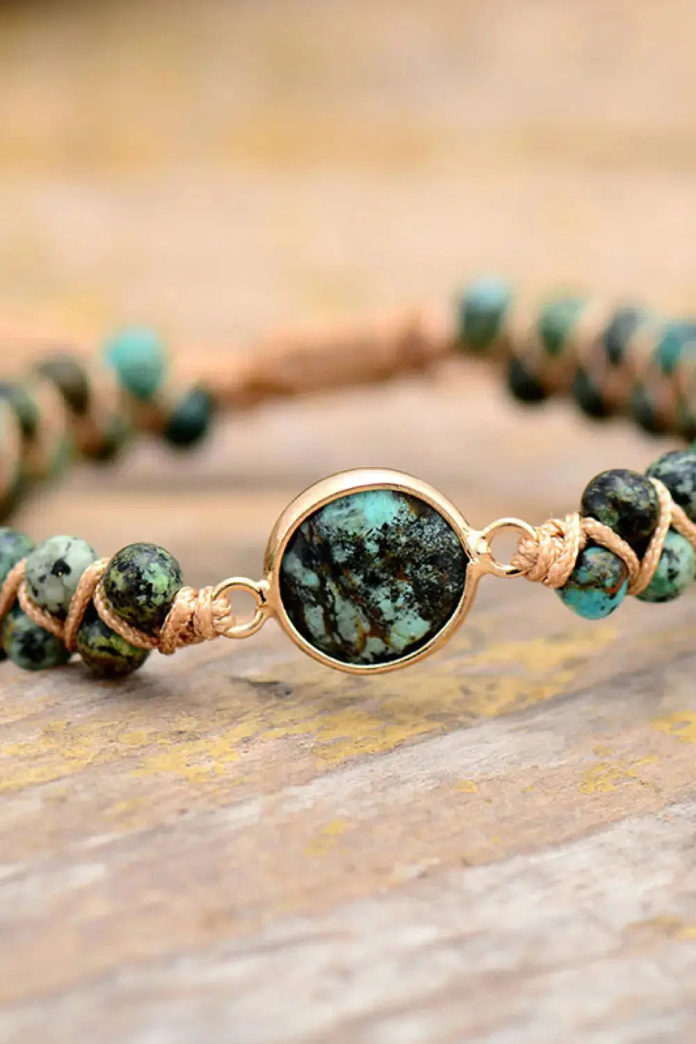 Lovcia Handmade Beaded Copper Bracelet-Bracelets-Turquoise-One Size-Turquoise
