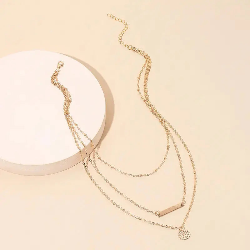 Lovcia Harmony of Layers: Customized Multi-layer Choker Necklace-Necklaces-Gold-Gold