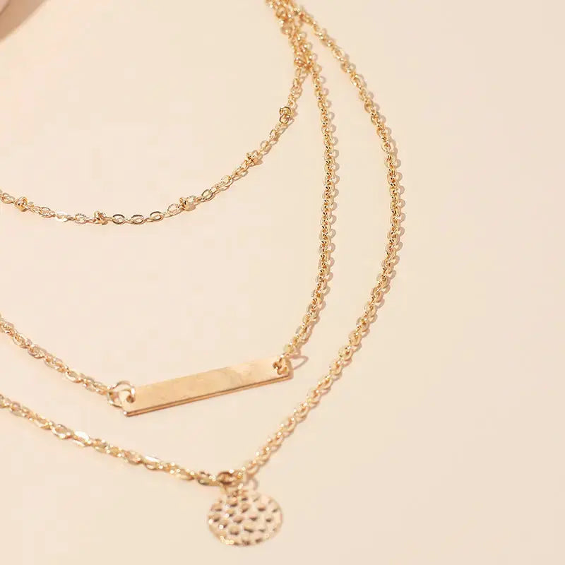 Lovcia Harmony of Layers: Customized Multi-layer Choker Necklace-Necklaces-Gold-Gold