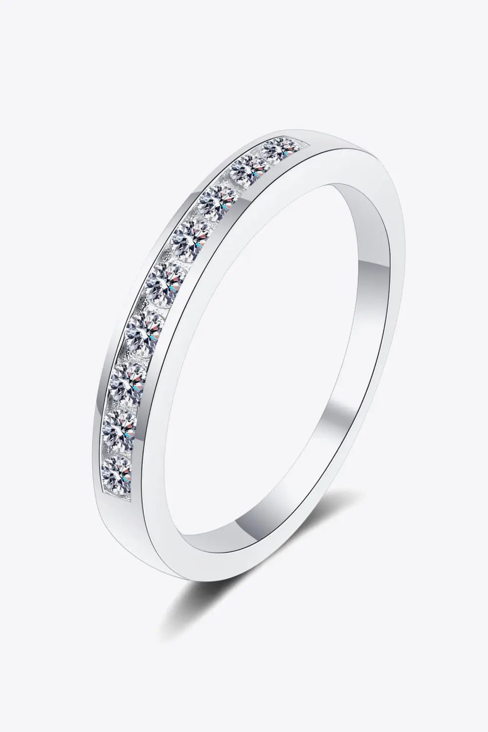 Lovcia Have A Little Fun Moissanite Ring-Rings-Silver-5-Silver